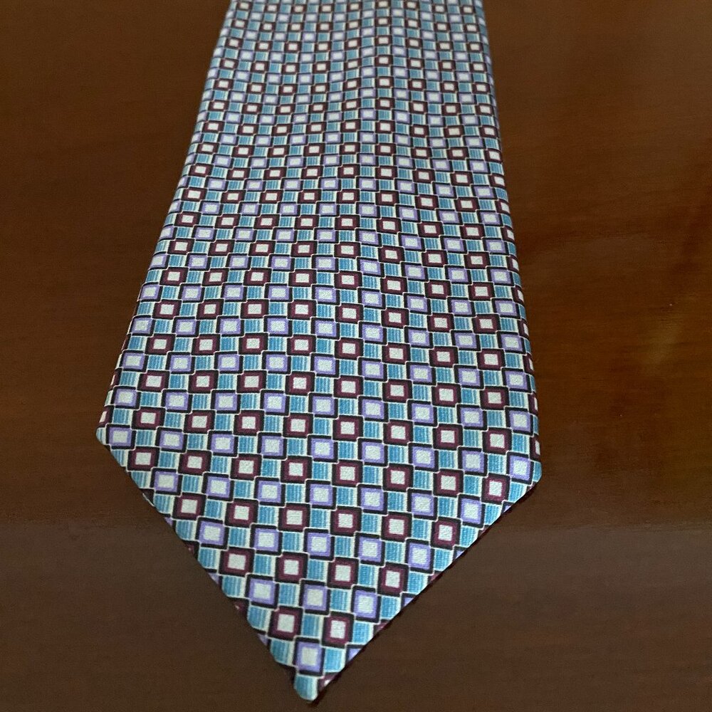 Brioni Men's Geometric Silk Tie